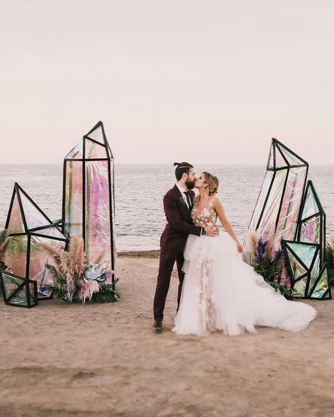 Bride And Groom Under Arch Wedding Photos #wedding #photos #weddingphotos #arches #weddingarches