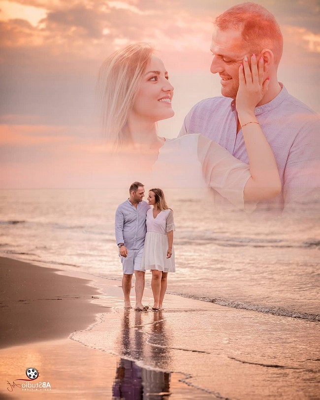 Double Exposure Engagement Photos #engagementphotos #engagement #photograph