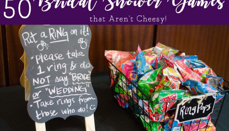 The Ring Pop Game Bridal Show Game Ideas