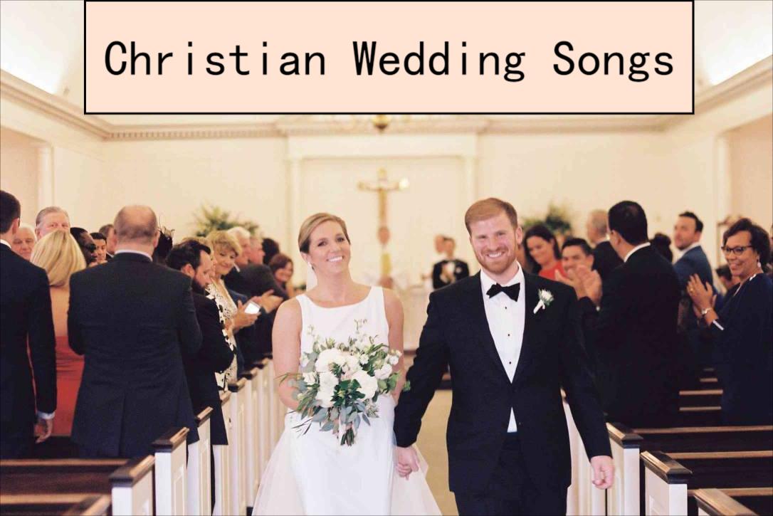 christian wedding songs bride with green wedding bouquet2