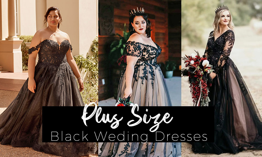 Wedding Dresses, Black Gown For Wedding ,Wedding Gowns.Gothic Black  Colorful,With Color Illusion Lace Top Ruffles Organza,Boho Black;Couture  From Totallymodest, $110.51 | DHgate.Com