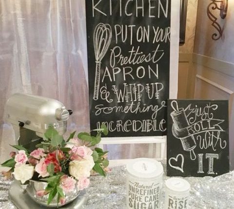 Cooking Theme Bridal Shower Sign