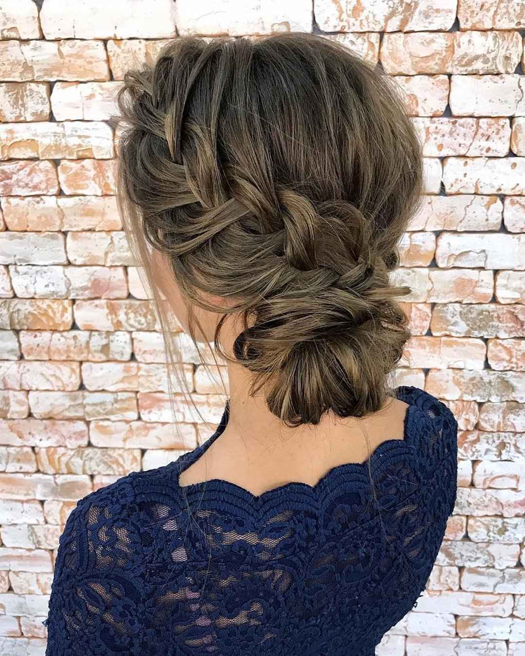 Braided top knot | Grey Weddings - Witty Vows