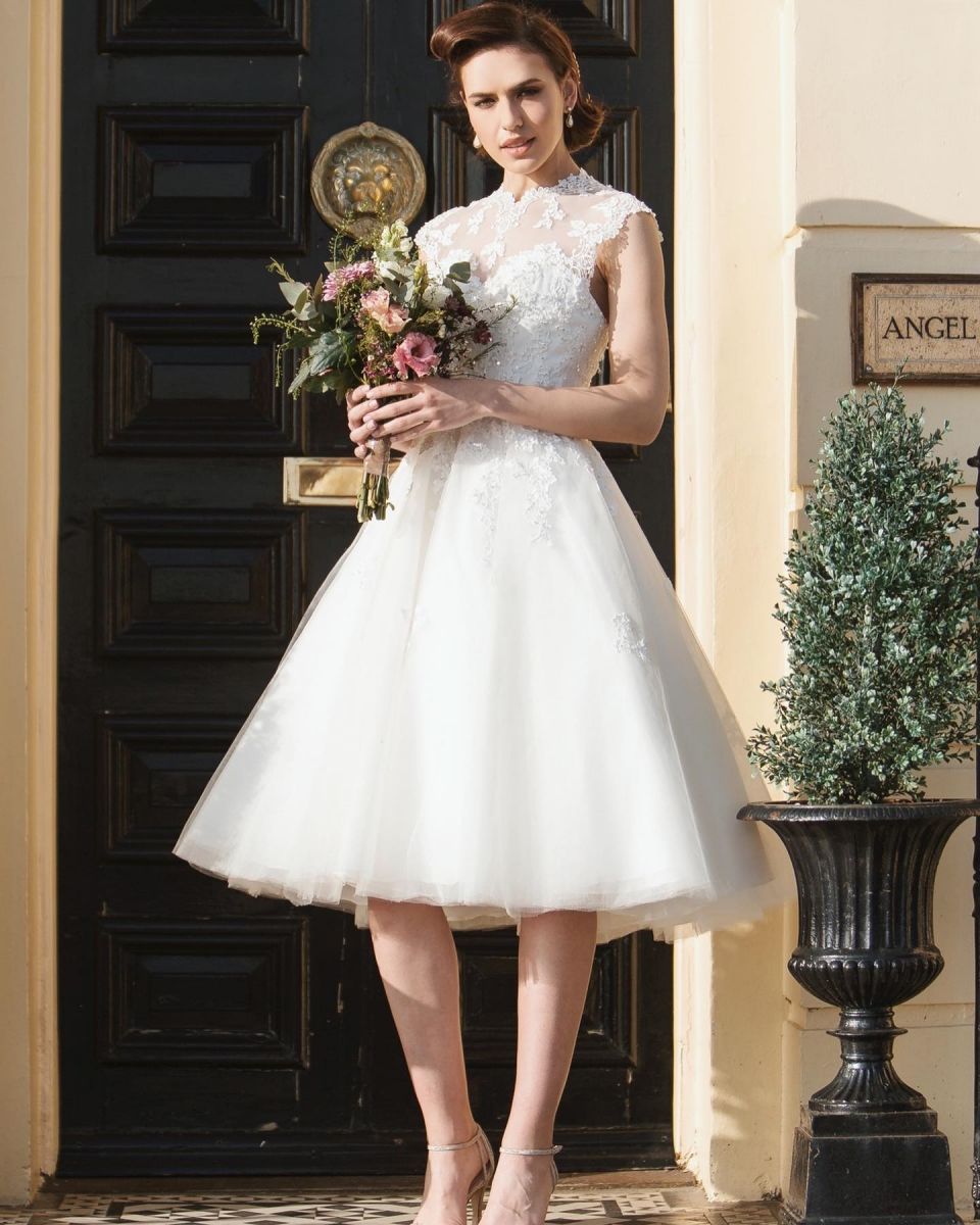 ️ 20+ Best Tea Length Wedding Dresses Ideas In 2023 - HMP