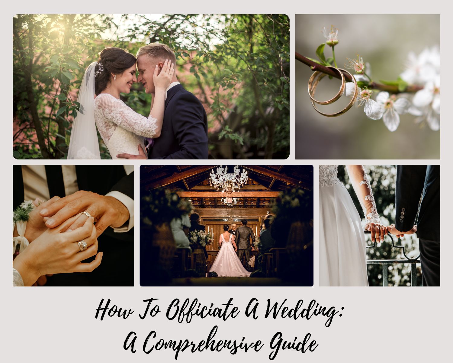 How To Officiate A Wedding