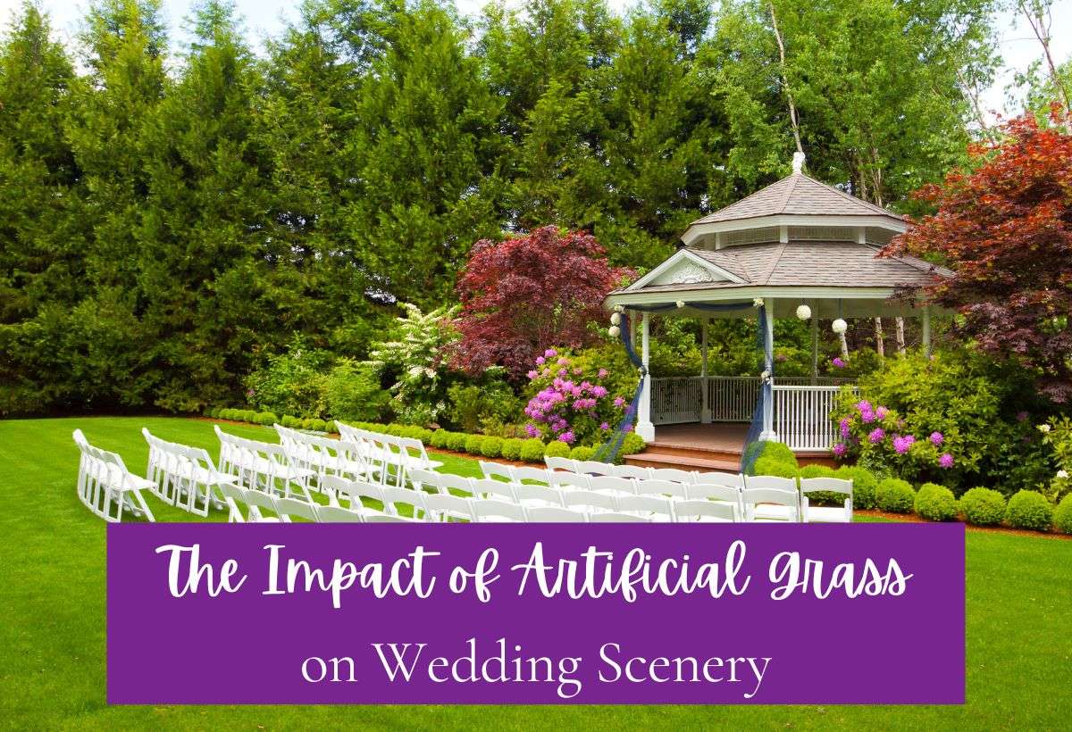 Artificial Grass on Wedding Scenery